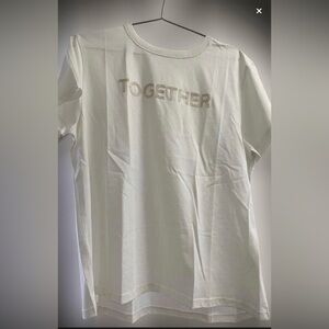 1 People Embroidered T-Shirt